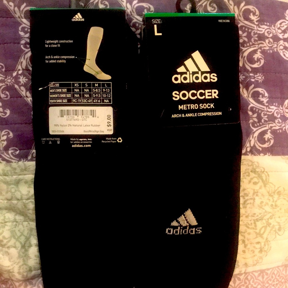 Adidas Soccer Compression Sock 2 pairs